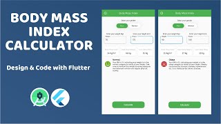 Flutter Body Mass Index Calculator App | Android Studio | Speed Code screenshot 2