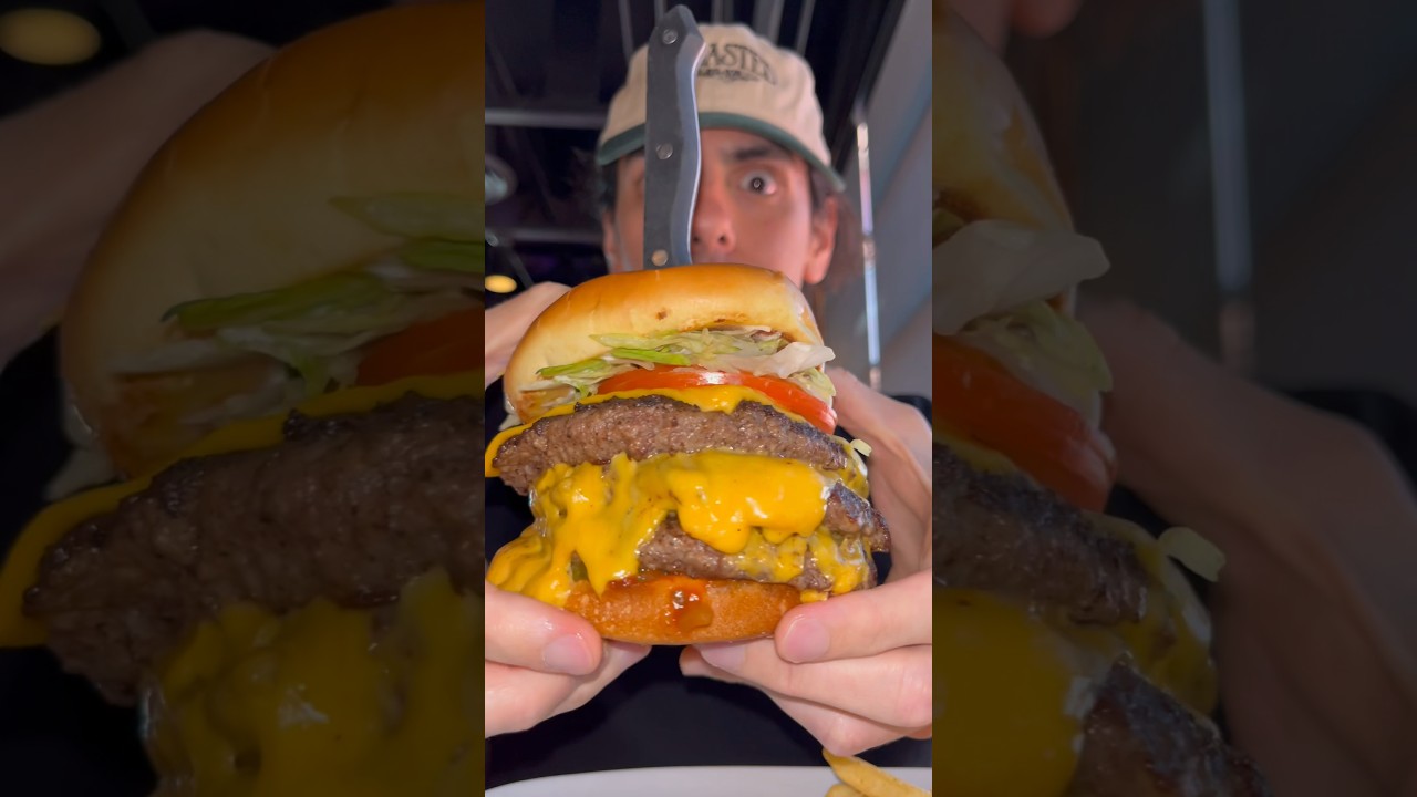 MASSIVE Gold Medal Burger from Red Robin 