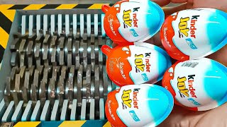 Experiment Vs Kinder Surprise Shredder