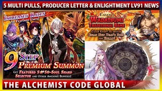 Producer's Letter, Enlightment Lv91, February Update & 5 Multi Pulls Sieba Rare Summon (TAC)