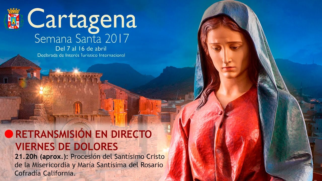 Procesión del Santísimo Cristo de la Misericordia - Viernes de Dolores, Semana Santa Cartagena 2017 santas