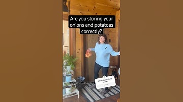 Best Way to Store Onions and Potatoes #potatoes #onion #foodstorage #homeec