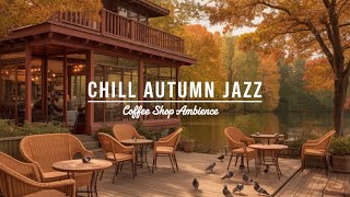 Jazz Relaxing Music at Cozy Cabin Ambience to Study ❄️ Snowfall, Fireplace Sounds for Sleeping 🔥 908