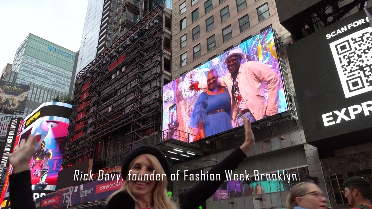 Rick Davy Fashion Week Brooklyn Billboard