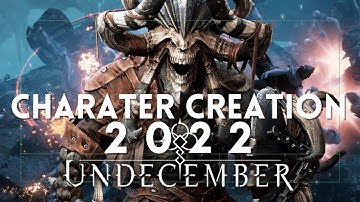 UNDECEMBER: CHARACTER CREATION