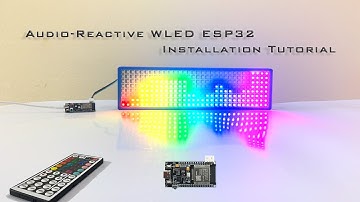 How to Install Audio Reactive WLED ON ESP32 with IR Remote Control