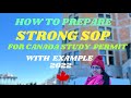 SOP/letter of explanation for Canada student visa,How to write perfect SOP (with example), Malayalam