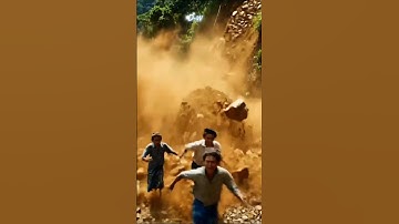 Massive Landslide Hits Mountain Road | Realistic Disaster