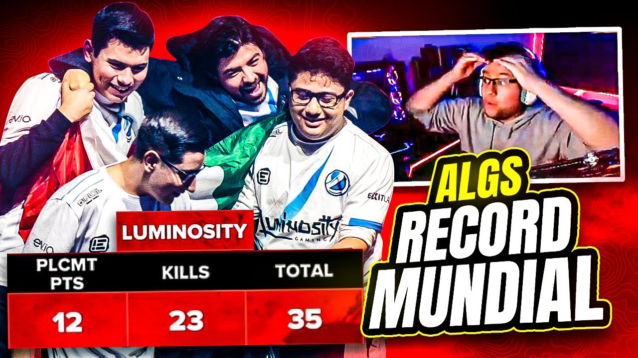 Mi REACCION al RECORD MUNDIAL en KILLS y PUNTOS de LUMINOSITY en ALGS 🔥 || MadMaiik
