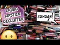 Liquid Lipstick Declutter | 120 GONE 💄💋