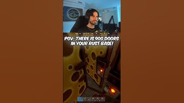 Pov: There is 900 doors in your rust base! #rust #rustgame #shorts