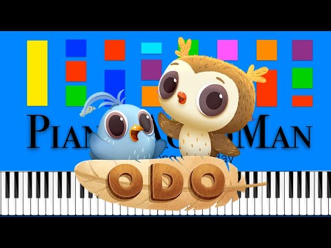 Odo Theme Song Slow EASY Medium 4K Piano Tutorial