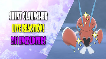 [LIVE] SHINY CLAUNCHER REACTION | POKEMON SWORD AND SHIELD