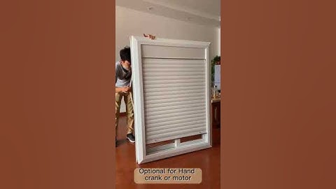 uPVC window and shutter, integration production for best outlook and low cost. #shorts