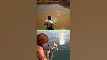 SHOOTING IN WATER COMPARISON (RDR2 VS TLOU2) PART 9