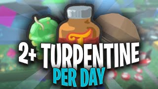 How to get 2+ Turpentine PER DAY | Bee Swarm Simulator