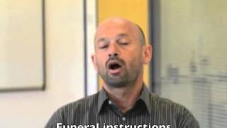 Funeral instructions in your will