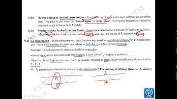 PRINCIPLES OF INHERITANCE AND VARIATION Part 8 :  MOB 6295011700