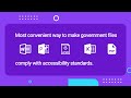 Government Document Accessibility Services | ADA, WCAG & Section 508 Compliance | Documenta11y