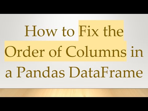 How to Fix