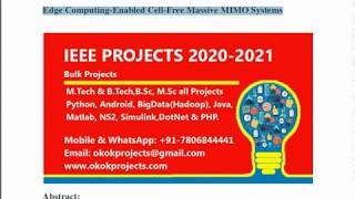 Edge Computing Enabled Cell Free Massive MIMO Systems