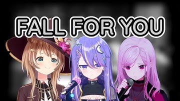 [Hololive Karaoke Mashup] Fall For You - Secondhand Serenade by Risu, Moona, and Calli