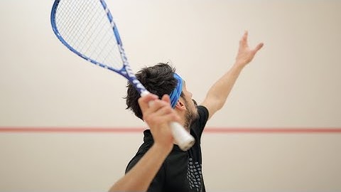 Squash tips: Forehand volley fundamentals