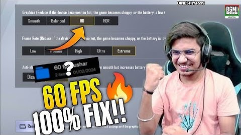 60 FPS 100% Problem Fix Setting🔥 Pubg Mobile Lite || How to🔓Enable 60 FPS In Pubg Mobile Lite ❤️