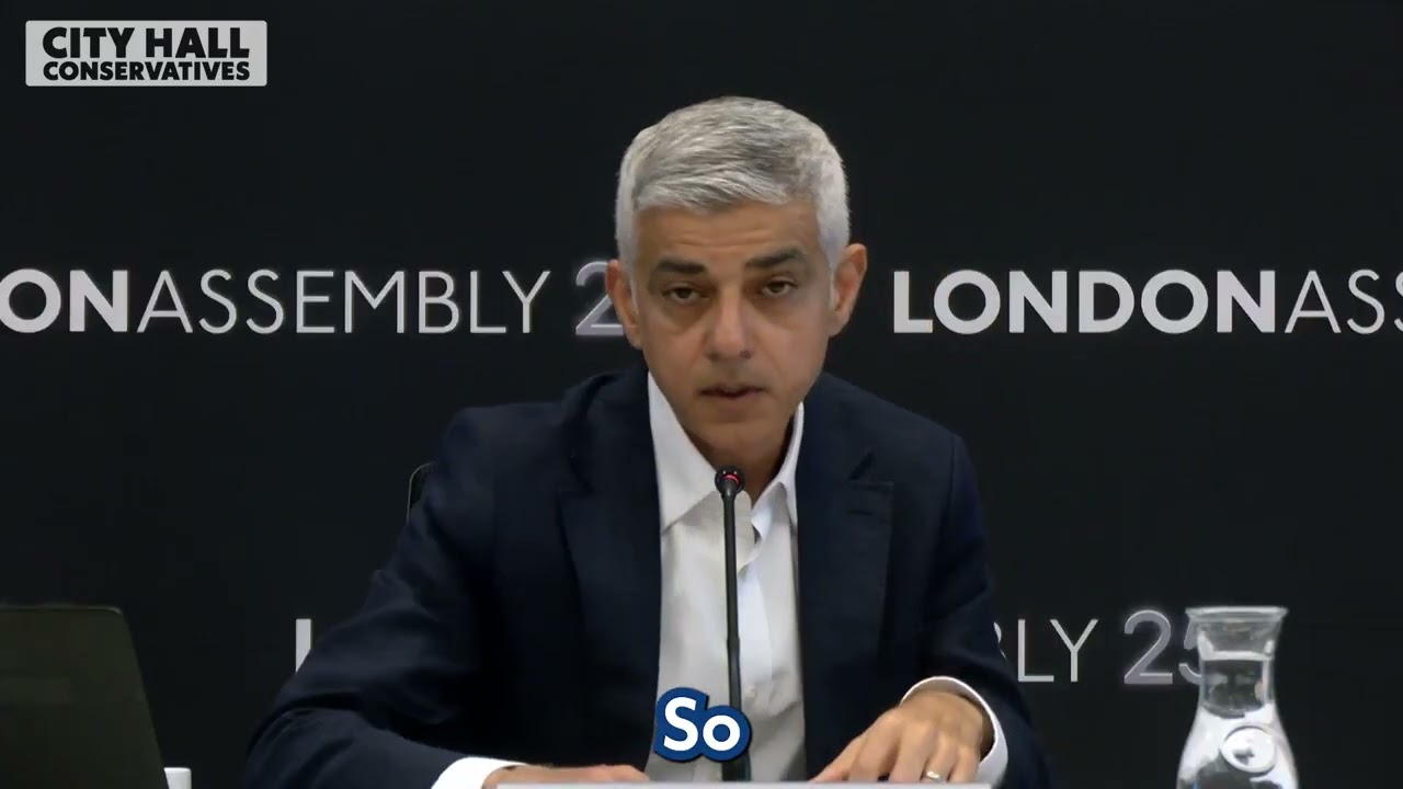 SADIQ KHAN CAN’T ANSWER THIS QUESTION…