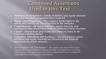 Chapter 5 & 6 Audit evidence