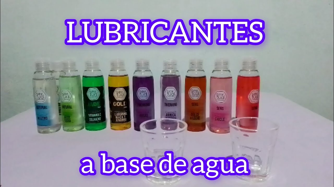 LUBRICANTES a base de agua o base acuosa