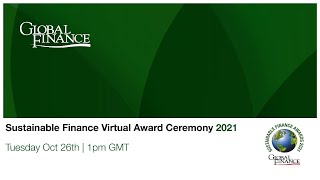 Sustainable Finance Virtual Awards Ceremony 2021