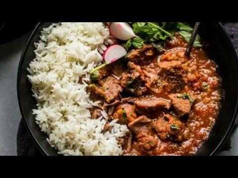 Video: How To Cook Rice With Beef Stew