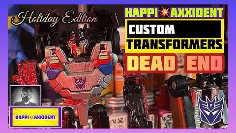 CUSTOM Paint Transformers Stunticon DEAD END Happi Axxident #CustomToys #Transformers #HappiAxxident