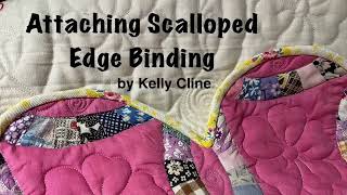 Attaching Scalloped Edge Binding