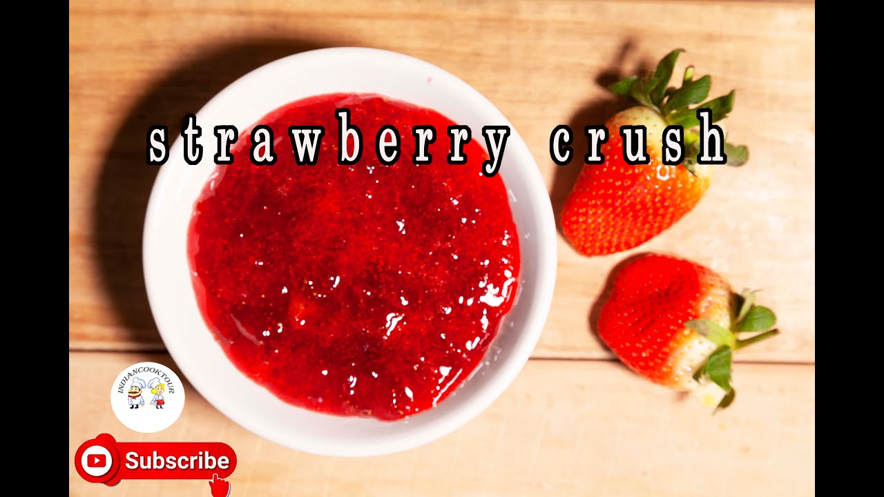 Strawberry Crush recipe Quick, easy & instant homemade fresh