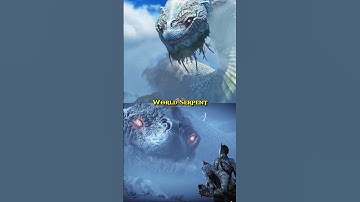 Origin of the World Serpent in God of War #godofwar #shorts
