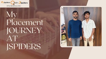 Dharshan Secures Trainee Software Engineer Role at 3 LPA | JSpiders BTM Success