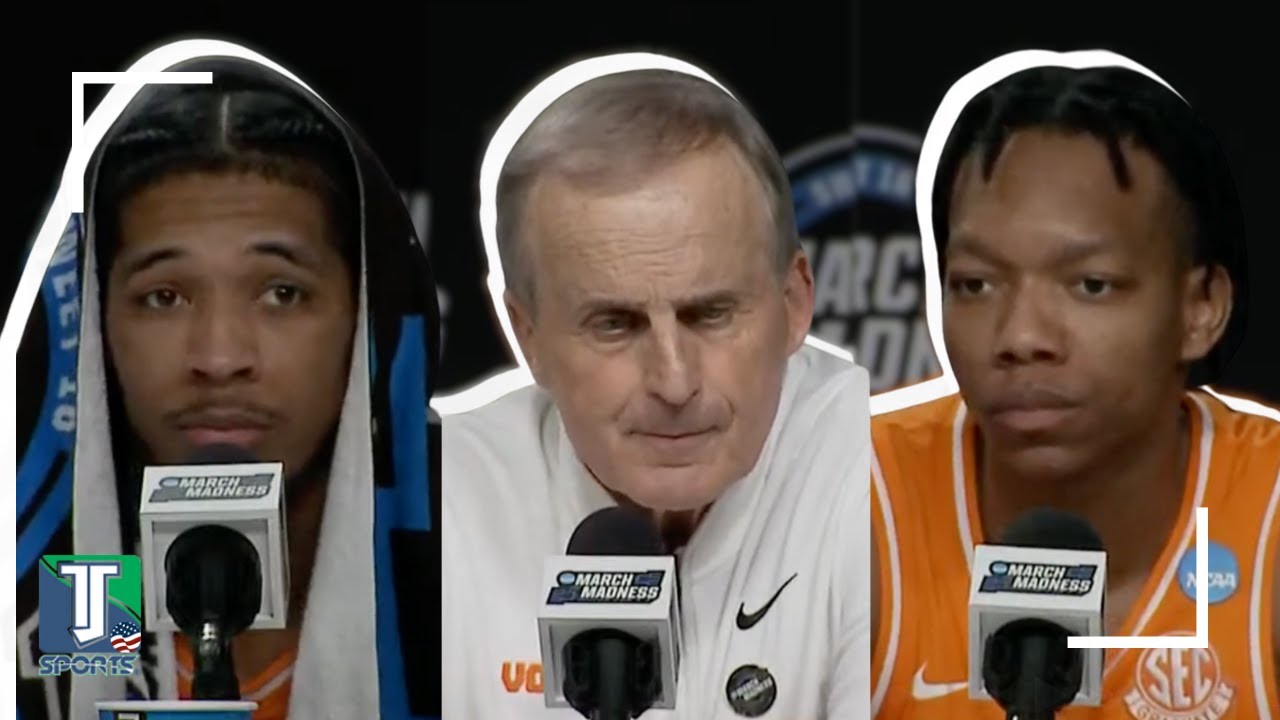 Rick Barnes, Zakai Zeigler and Jordan Gainey HEARTBROKEN after Tennessee's ELIMINATION