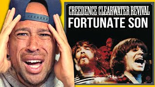 Rapper First Time Reaction To Creedence Clearwater Revival - Fortunate Son Short & Powerful...