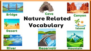 Nature Word / Nature Words Vocabulary With Picture / English practice / Kids Educational Topic