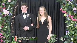 Class of 2020 Junior Prom Grand March 5/10/19