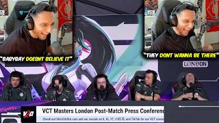 FNS Couldn't Stop LAUGHING Watching G2 Press Conference After Losing To XLG In Masters London