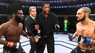 Aljamain Sterling vs Cub Swanson FULL FIGHT | UFC 4 AI Simulation Gameplay (CPU vs CPU)