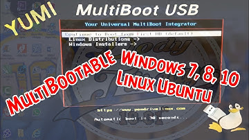 Tutorial | Cara Membuat Multi Bootable (Windows 7, 8, 10 & Linux Ubuntu) untuk Install Ulang