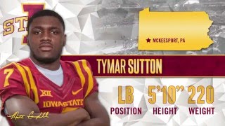 Datos 2016 Iowa State Football National Signing Day: Tymar Sutton Guía