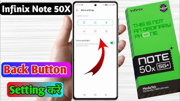Infinix note 50x 5g back button setting kaise kare | how to use back button setting in infinix