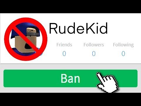 Come per vietare persone ROBLOX (non patchato)