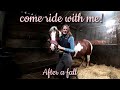 Come ride with me and grace after last weeks fall  bethrides vlog 3