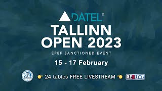 Live Tv 18 Datel Tallinn Open 2023 International 9-Ball Tournament In Tallinn, Estonia